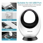 lampe anti-moustique silencieuse uv usb moskiller dgs-168