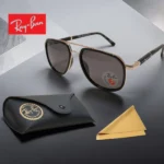 lunettes de soleil polarisées carrée ray-ban aviator 2026 noir or gold