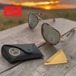lunettes de soleil polarisées carrée ray-ban aviator 2026 tortoise écaille vintage