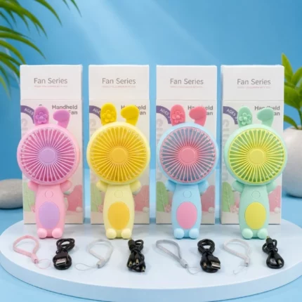 mini ventilateur portable rechargeable billie jean mini design lapin
