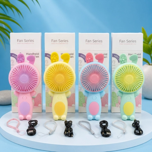 mini ventilateur portable rechargeable billie jean mini design lapin