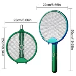 raquette tapette anti-moustiques électrique rechargeable pivotante pliable 2en1 3en1 jibya
