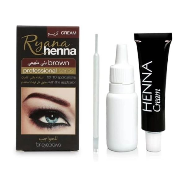 ryana henna coloration sourcils marron