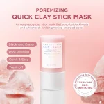 skin1004 centella madagascar poremizing clay stick mask masque stick visage à l'argile rose