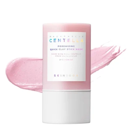 skin1004 centella madagascar poremizing clay stick mask masque stick visage à l'argile rose