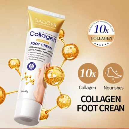 sadoer collagen foot cream crème réparatrice hydratante anti-age au collagène pour pieds