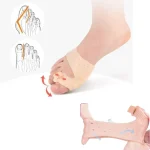 2 séparateurs d'orteils correcteurs magnétiques en silicone médical
