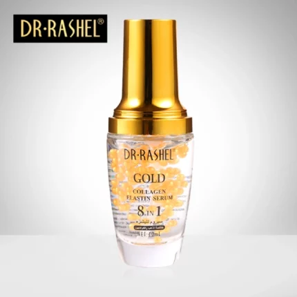 sérum essence dr rashel gold 8en1 8in1 collagène et caviar 40ml, sérum visage éclaircissant, hydratant, anti-age
