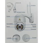 Caméra de Surveillance Extérieure Smart Jortan JT-8176QJ WiFi – Image 4