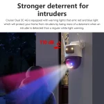 imou cruiser dual 2c 6mp ultra hd 4g caméra de surveillance extérieure intelligente smart ai