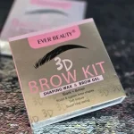 ever beauty 3d brow kit duo pack cire et gel sculptant pour sourcils