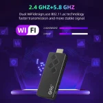 g96 smart tv stick android 13 4k avec télécommande vocale, Chromecast, WiFi, HDMI, H.264, HEVC H.265, Bluetooth, Netflix, Youtube, Prime Vidéo