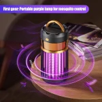 lampe anti-moustiques intelligente silencieuse uv 3d 720° usb de camping y18