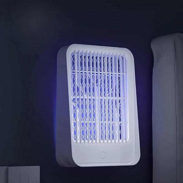 lampe tue-moustiques électrique rechargeable à choc électrique uv led