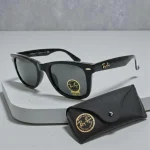lunettes de soleil ray-ban wayfarer rb2140 noir et gris