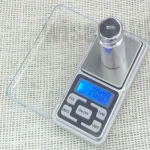 mini balance de précision numérique portable lcd à piles mh-series pour bijoux et médicaments 500g, 0.1g, 0.01g