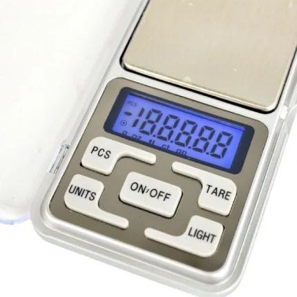 mini balance de précision numérique portable lcd à piles mh-series pour bijoux et médicaments 500g, 0.1g, 0.01g