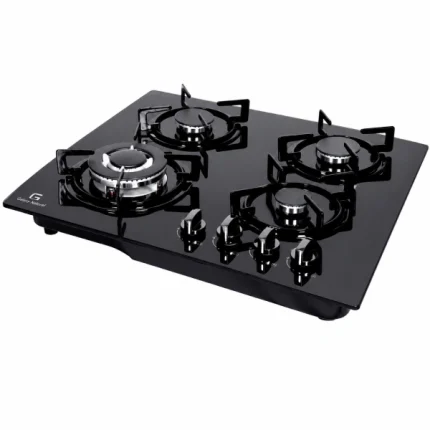 plaque de cuisson encastrable verre 4 feux galaxy naturel noir