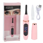 recourbe-cils électrique chauffant rechargeable usb rose, Electric perm Eyelash curler