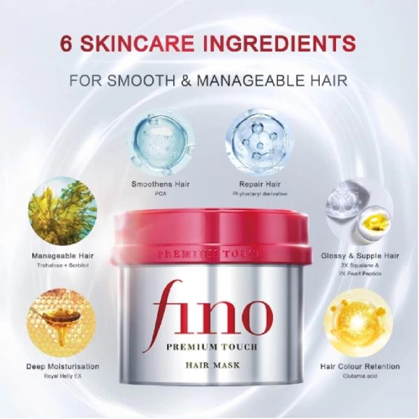 shiseido fino premium touch hair mask masque capillaire 230g