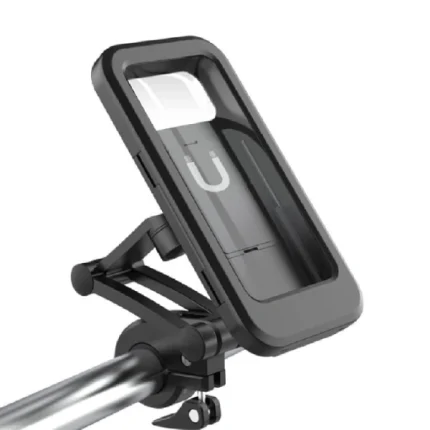 support de téléphone smartphone universel 360° pour guidon de moto scooter vélo