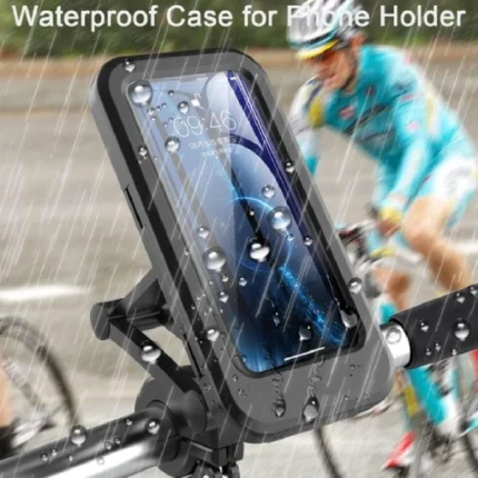 support de téléphone smartphone universel 360° pour guidon de moto scooter vélo