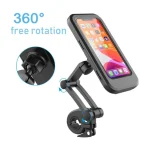 support de téléphone smartphone universel 360° pour guidon de moto scooter vélo