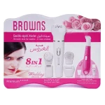 coffret de soin visage et corps multifonction 8en1 pour femme browns bs-5682 wedding edition