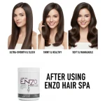 enzo professional fashion hair care in-salon treatment mask 1l, masque capillaire réparateur lissant 1000ml
