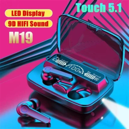 m19 tws écouteurs bluetooth earbuds 5.1