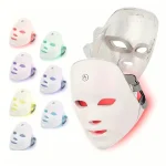 masque de photothérapie faciale led 7 couleurs spa anti-imperfections