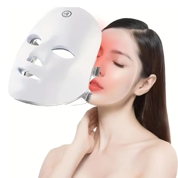 masque de photothérapie faciale led 7 couleurs spa anti-imperfections