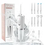 nettoyeur irrigateur buccal hydropulseur dentaire portable rechargeable usb de réservoir 220ml