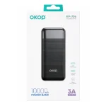 power bank okop kp-706 10000 mah 3a 10w noir