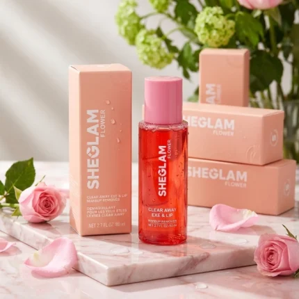 sheglam clear away eye & lip démaquillant yeux et lèvres nourissant hydratant 80ml