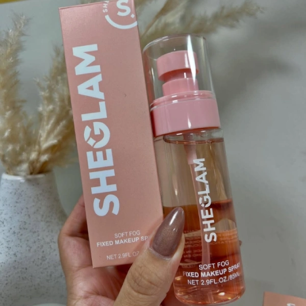 sheglam soft fog fixed makeup spray fixateur de maquillage 85ml