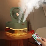 ventilateur brumisateur humidificateur portable usb silencieux avec télécommande