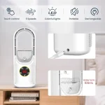 ventilateur colonne silencieux rafraichisseur d'air humidificateur avec écran led 50W