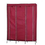 armoire portable pliable penderie garde-robe métallique en tissu hcx 88130