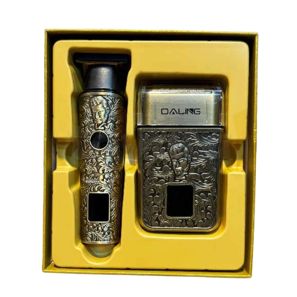 daling dl-0027 kit tondeuse à cheveux et rasoir professionnel 2en1