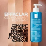 la roche-posay effaclar gel moussant purifiant 400ml
