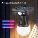 lampe solaire led cl-t99 200w 3 modes d'éclairage et détecteur de mouvement