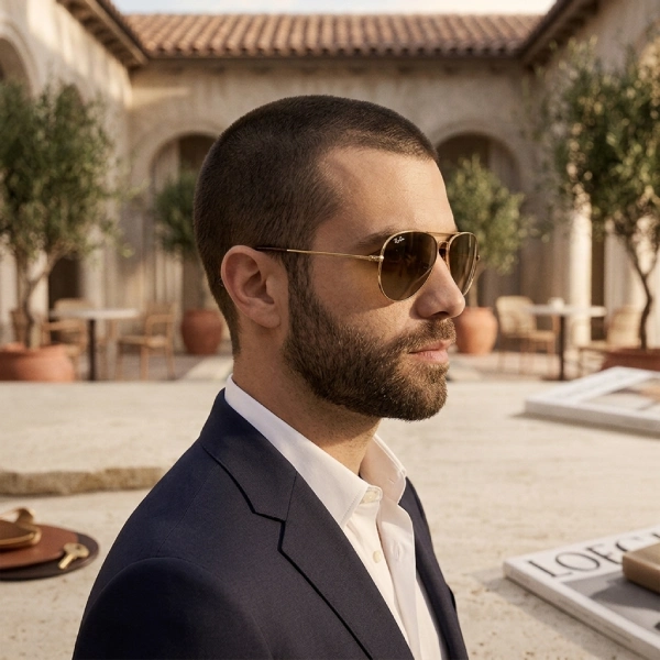lunettes de soleil ray-ban aviator classic large métal