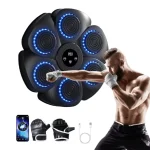 machine de boxe musicale murale interactive intelligente bluetooth à 6 cibles avec gants