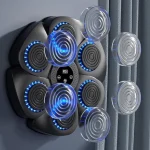 machine de boxe musicale murale interactive intelligente bluetooth à 6 cibles avec gants