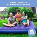 matelas gonflable de camping pavillo bestway 2 places bleu