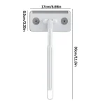 Mini Balai de Nettoyage Plat en Microfibre 3en1 – Tête Rotative 360° – Image 5