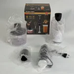 mixeur plongeant électrique multifonction 4en1 silver crest sc-8042 500w noir