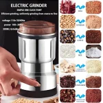 moulin à café et épices électrique broyeur multifonction en acier inoxydable raf r7113 300w 300g