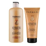 pack shampooing & masque capillaire farmasi keratin therapy